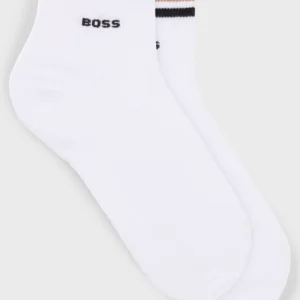 Two-pack of short-length socks with signature stripe